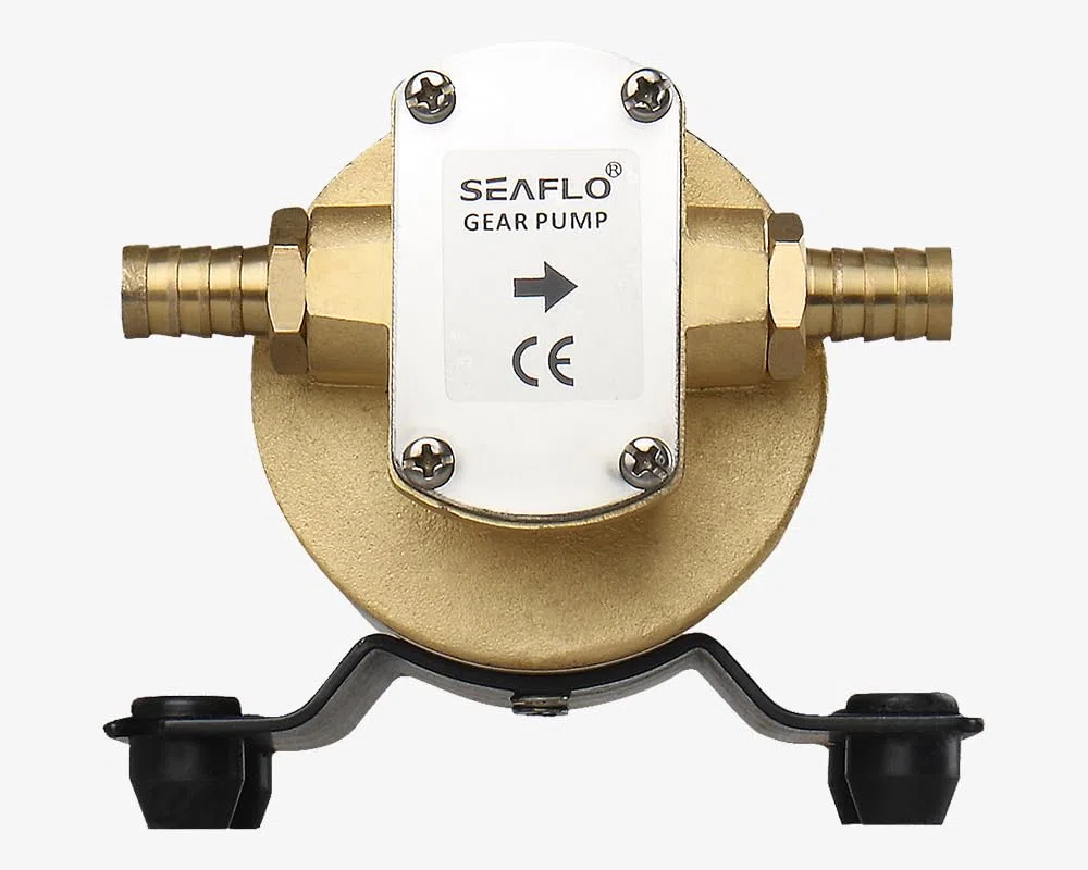 SEAFLO 12 V Self Priming Impeller Gear Pump 3.2 GPM/12.0 LPM per Diesel Lubricants Machinery Fuel Scavenge Oil Transfer