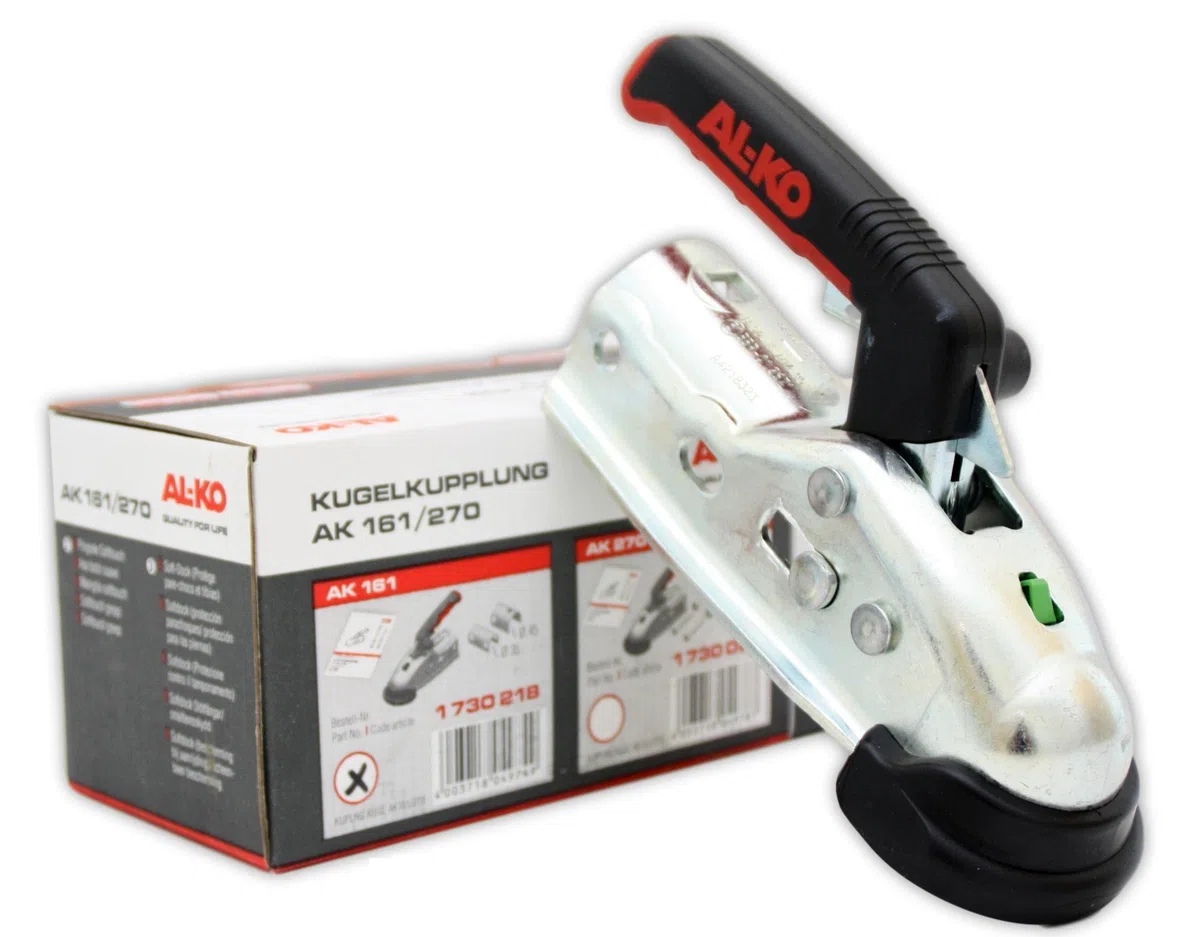 p4U AL-KO 1730218 - Giunto a sfera AK 161, rimorchio 1600 kg, Soft Dock 50, 45, 35 mm, per AK 160