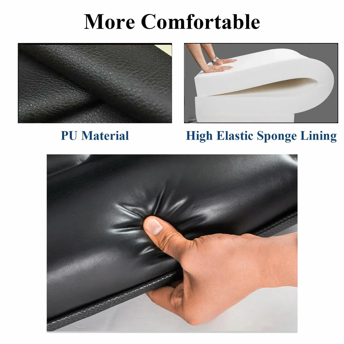 Sedile per trattore, universale, per auto d'epoca, con sospensioni, regolabile, universale, colore nero