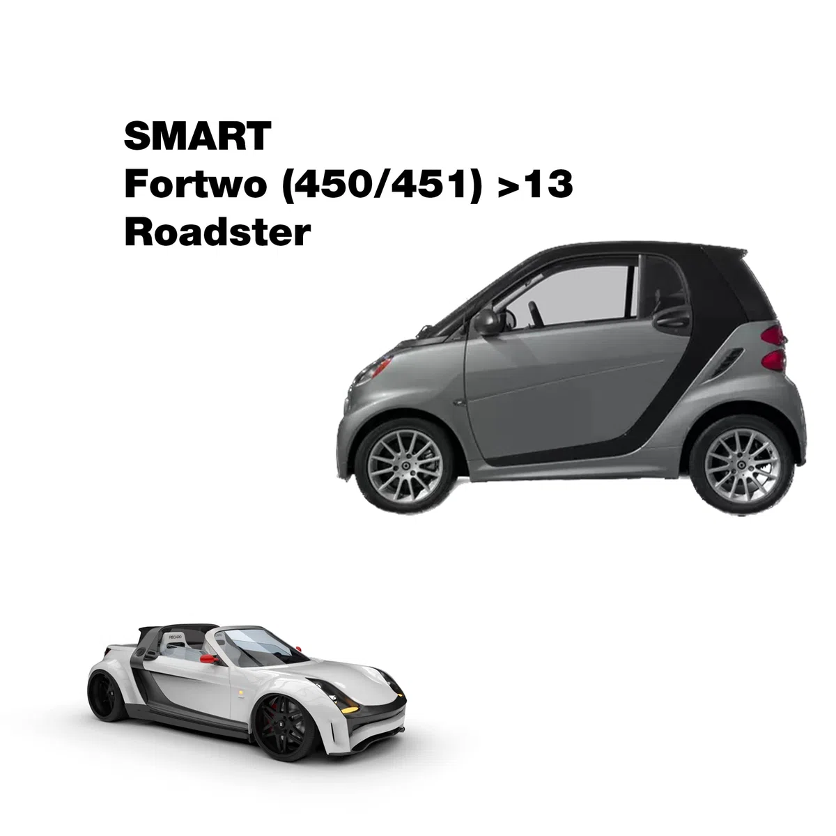Simoni Racing Dr103/B12 Kit 2 Distanziali Per Ruote da 20Mm con Bulloni, Per Smart Fortwo (450/451) >13, Roadster