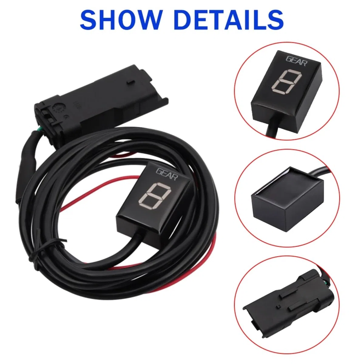 Indicatore Di Marcia Moto Compatibile Con Ducati Per Monster 696 795 796 797 1100 1200R 1 Pz Indicatore Di Marcia Per Moto Livello 1-6 Per Accessori Per La Visualizzazione Della Marcia