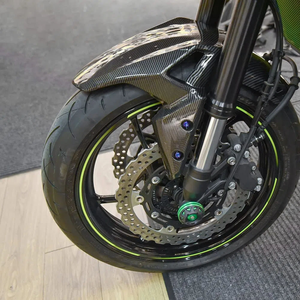 Z900 Parti Moto Parafango Anteriore Splash Parapolvere Copriruota Protezione Pannello Carenatura per ZR900 Z ZR 900 Z-900 (Aspetto carbonio)