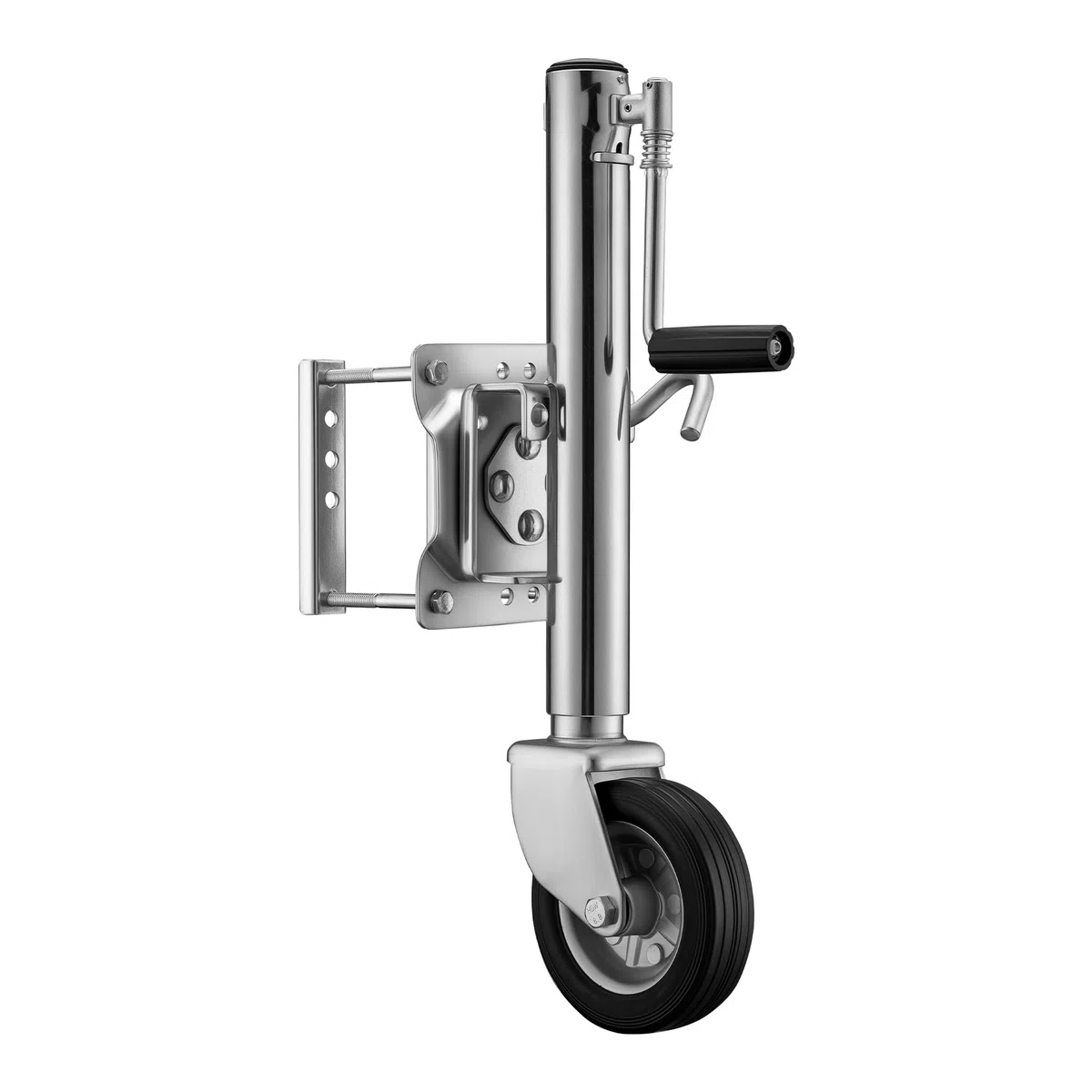 XPOtool Servotimone con Ruota 540 kg Ruotino per Carrello appendice con Staffa di Montaggio