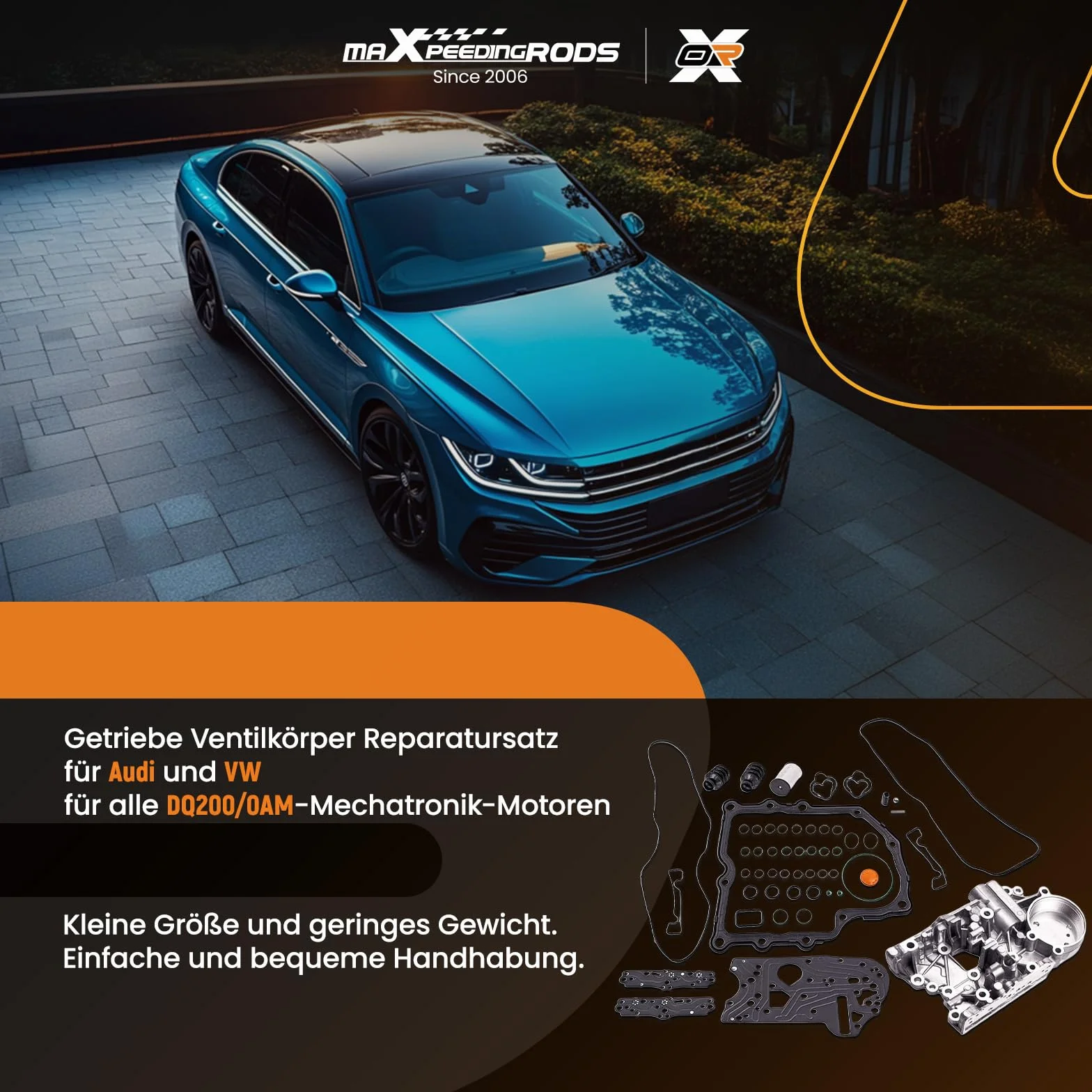 maXpeedingrods Kit Riparazione Corpo Valvola di Trasmissione per/per VW DQ200/0AM Mechatronics