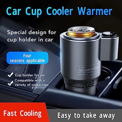 Raffreddatore e Scaldatazze per Auto, Controllo Intelligente della Temperatura, Tazza di Raffreddamento per Riscaldamento Auto, Portabicchiere Intelligente per Auto, Frigorifero