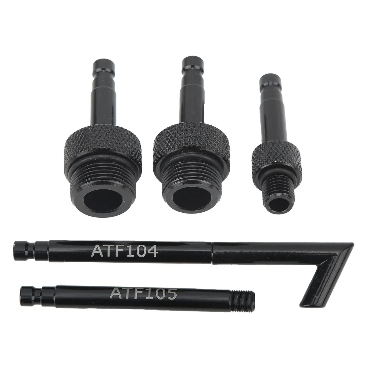 Adattatori per Riempimento Olio ATF, 5 Pezzi Adattatori per Riempimento Olio Fluido per Cambio Automatico ATF 2 Sostituzione in Lega di Alluminio per Trasmissione AISIN 09G 01J CVT