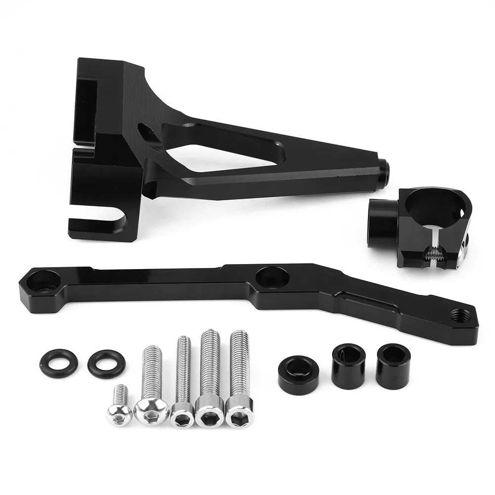 Staffa ammortizzatore di sterzo mt 09 Kit stabilizzatore staffa ammortizzatore sterzo CNC moto per MT09 MT-09 FZ-09 2013-2017 adatto per attacchi ammortizzatore di sterzo mt 09