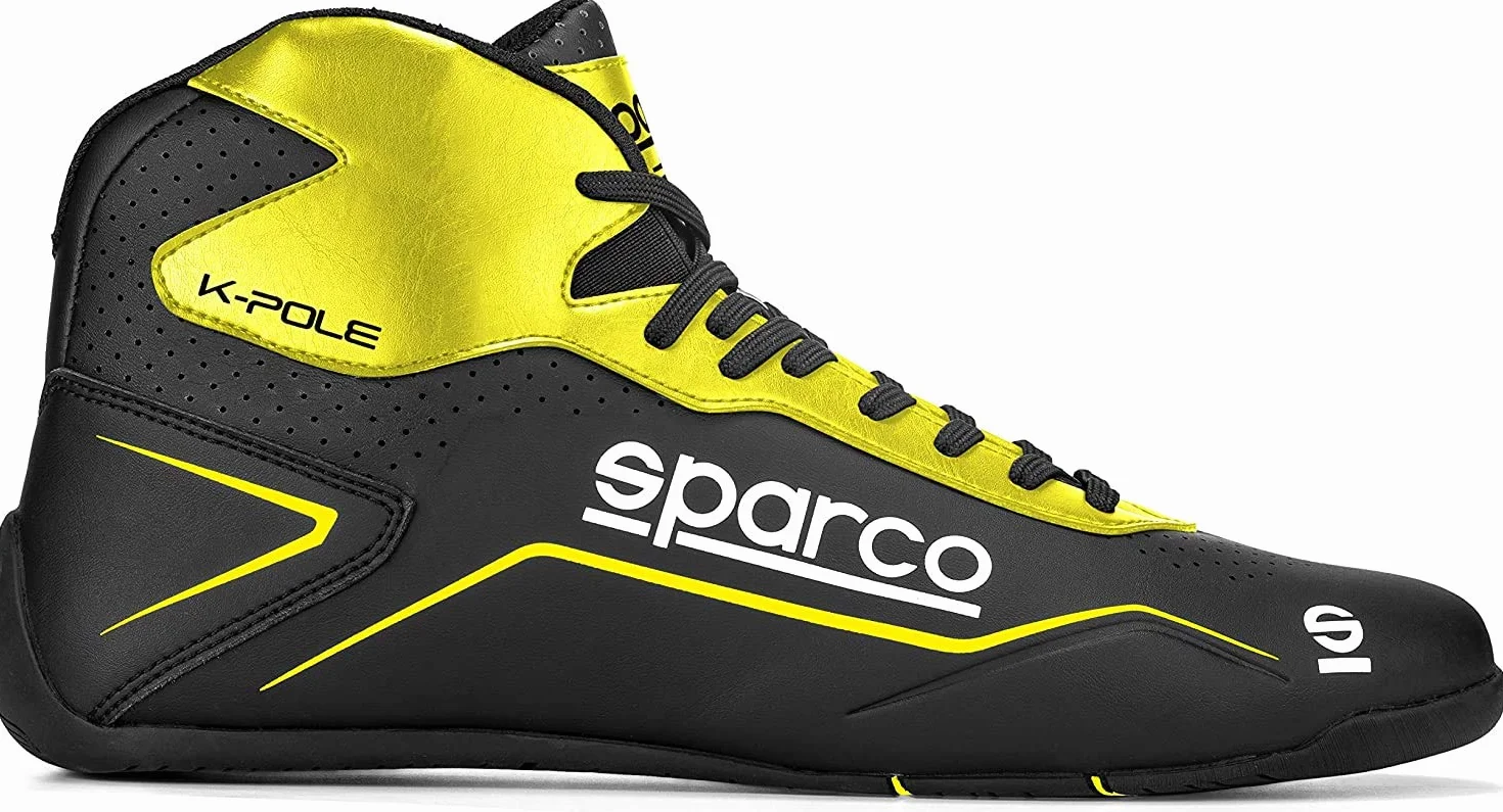 Sparco Scarpe Kart K-Pole Taglia 38 Nero/Flu