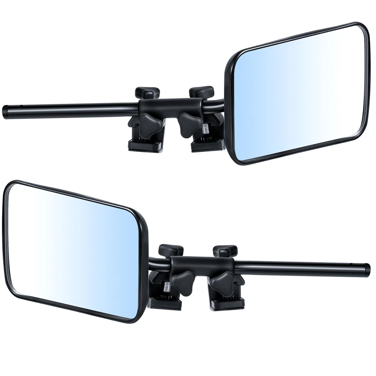 2 Pezzi Specchietti per Il Traino Di Caravan, Specchietti Di Assistenza per Rimorchi, Regolabile Specchietto Esterni Retrovisore per Auto, Camper, Caravan