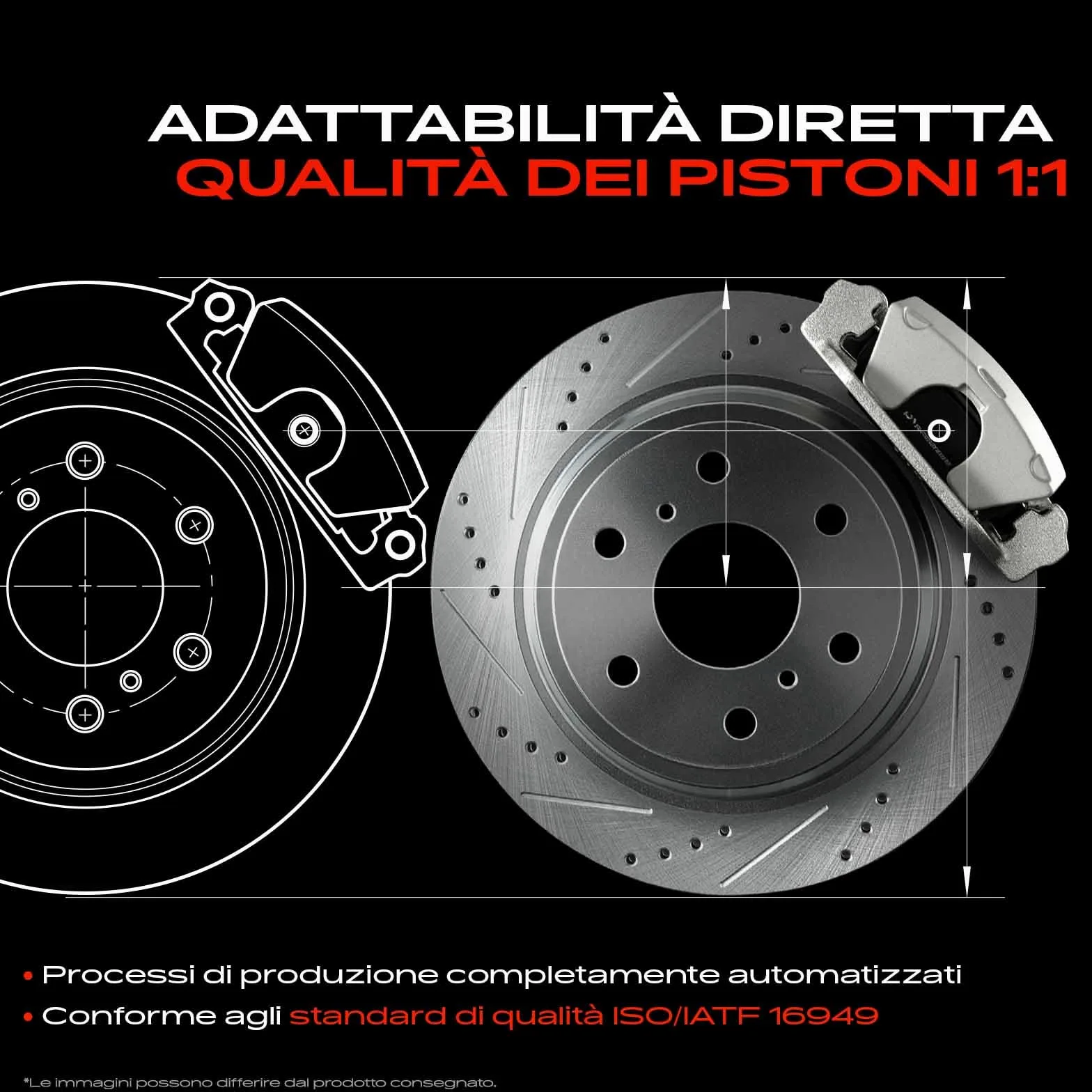 Frankberg Pinza freno Sistema frenante Staffa pinza freno Posteriore Destra allum.i.n.io Compatibile con Astra G T98 Meriva X03 Zafira A T98 Replace# 93170607