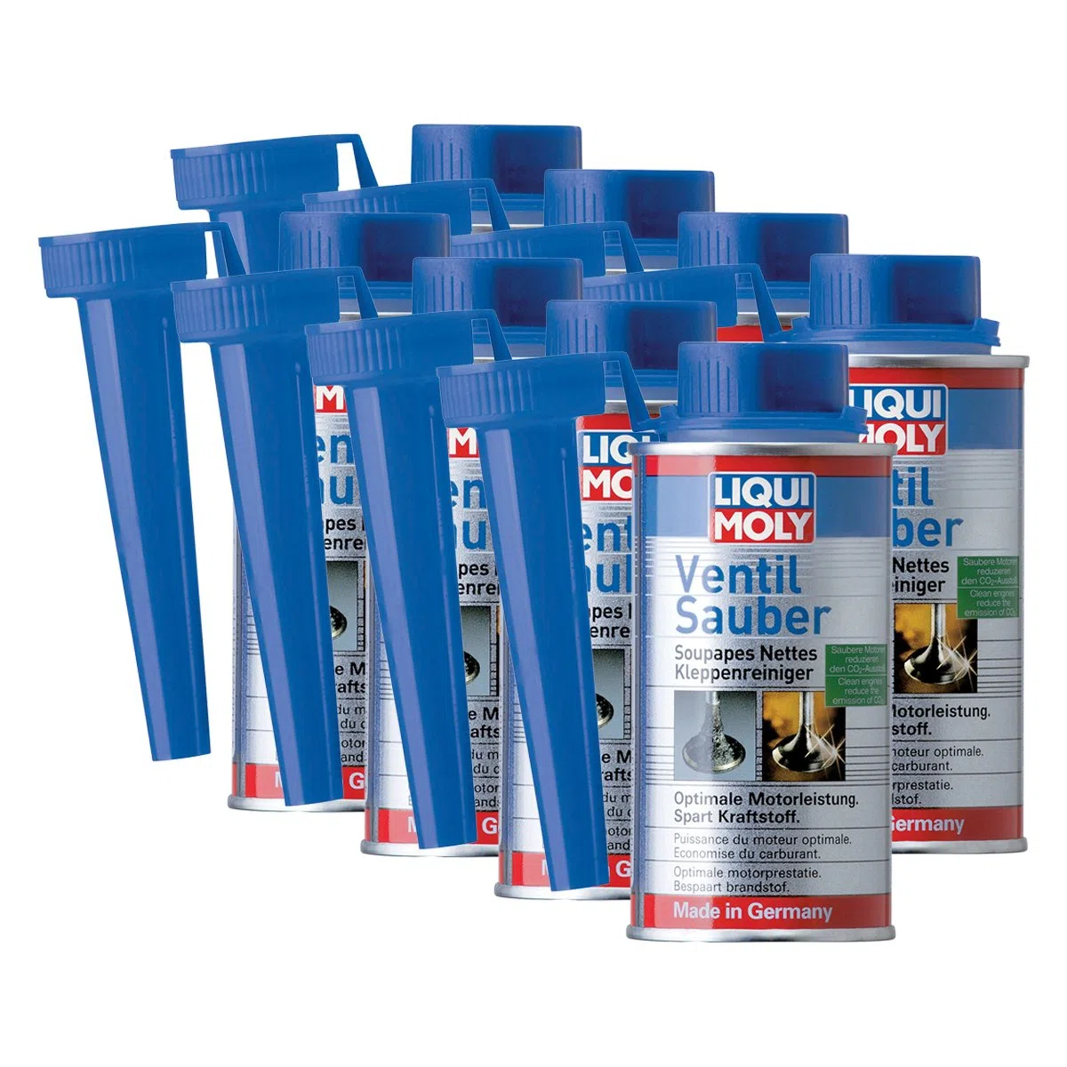 8 X Liqui Moly 1014 valvola pulito pulitore protettivo Additivo Benzina 150 ML