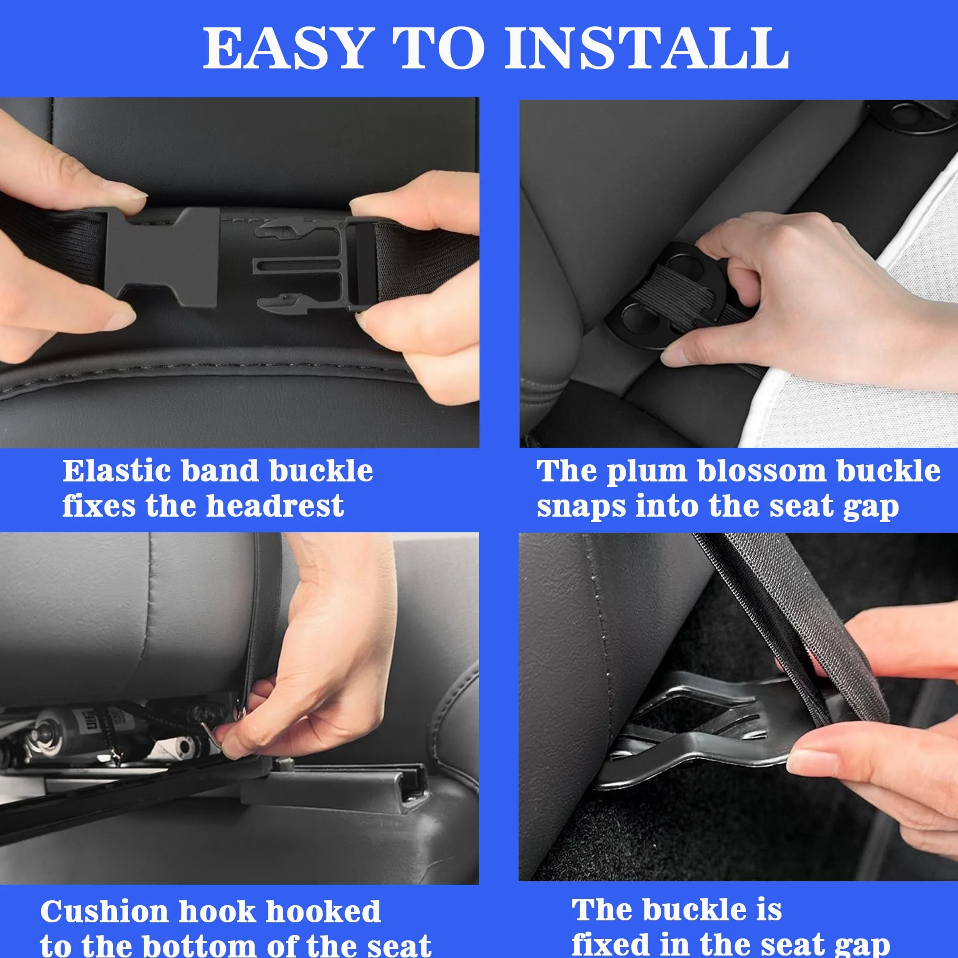 TOPABYTE Set Personalizzato Coprisedili Auto per Tesla Model Y Model 3 Model S Model X 2017-2026, Conducente e Passeggero Auto Cuscino, Seta Ghiaccio Traspirante e Antiscivolo (Senza LOGO)