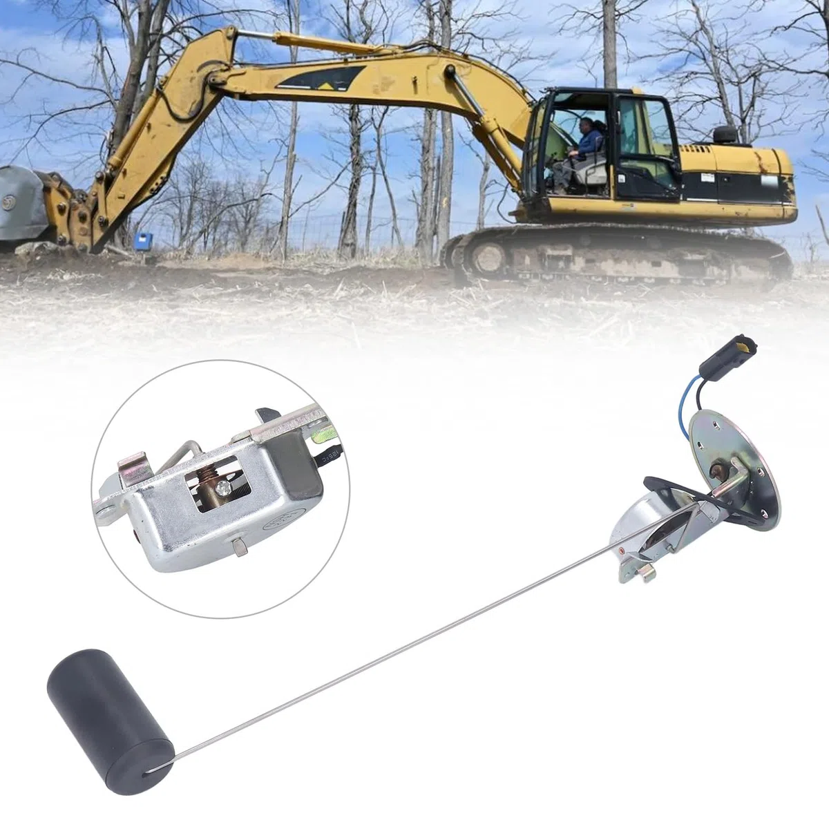 Sensore Galleggiante del Serbatoio del Carburante per Escavatore per Kobelco SK200 8 SK210 8 SK330 8 Monitoraggio Accurato in Tempo Reale, Materiali Durevoli