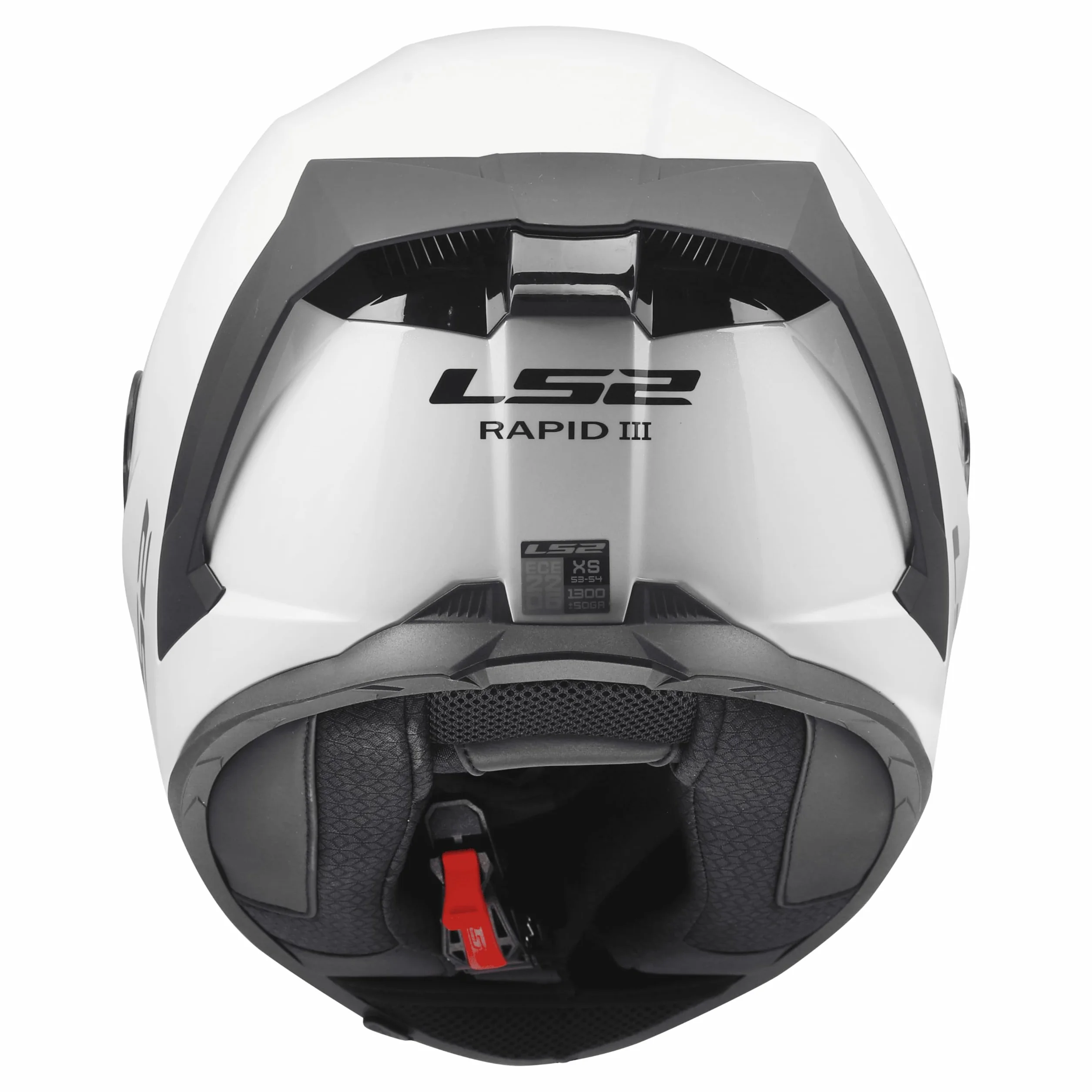 LS2, Casco Moto Integrale RAPID III SOLID Gloss White, L