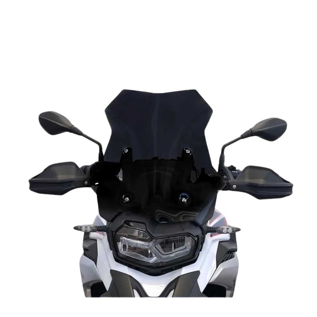 Cupolino Per BMW F800GS F 800 GS Parabrezza Per Moto Deflettore Antivento Rialzato Protezione Per Cupolino Anteriore F800 GS F 800GS moto parabrezza(Nero)