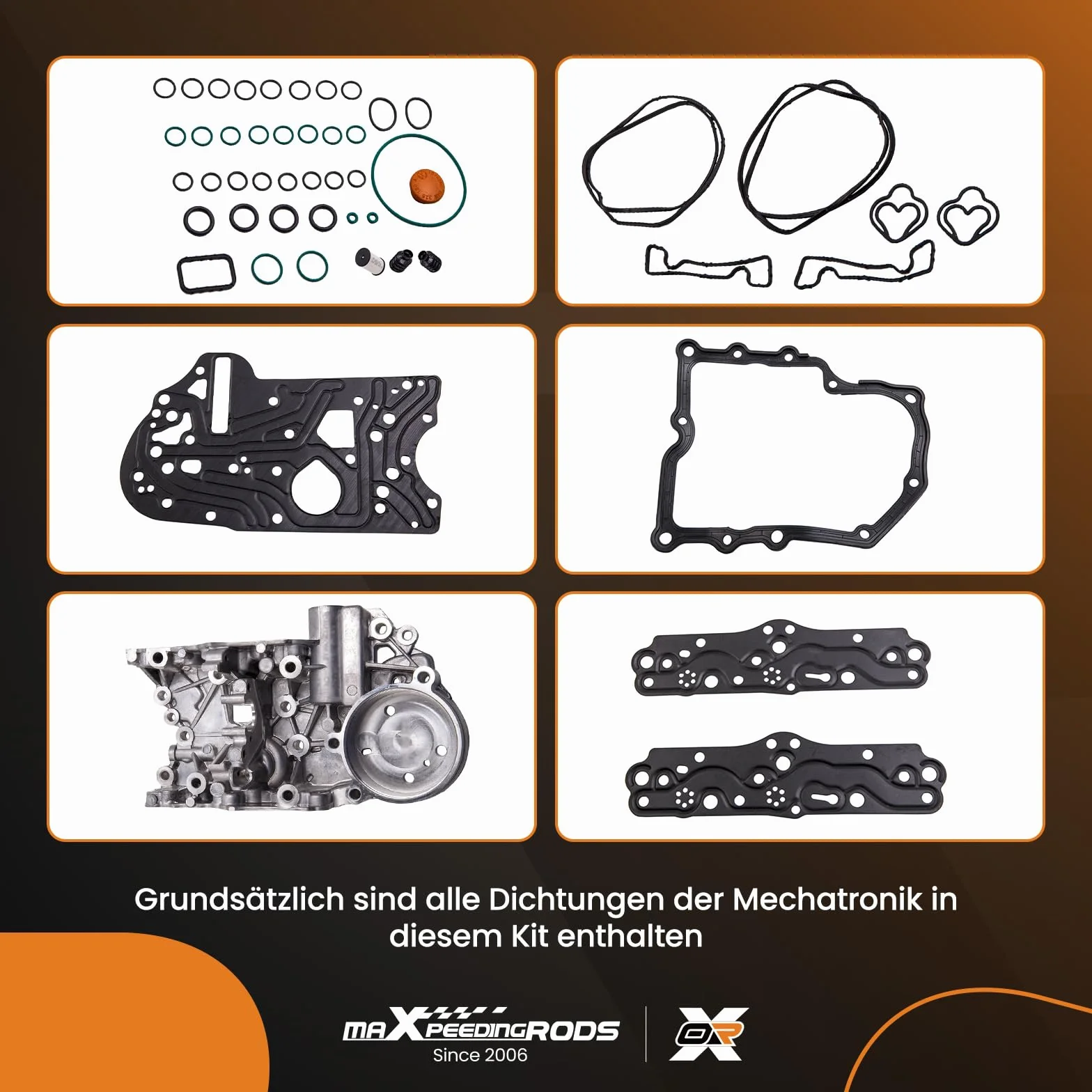 maXpeedingrods Kit Riparazione Corpo Valvola di Trasmissione per/per VW DQ200/0AM Mechatronics