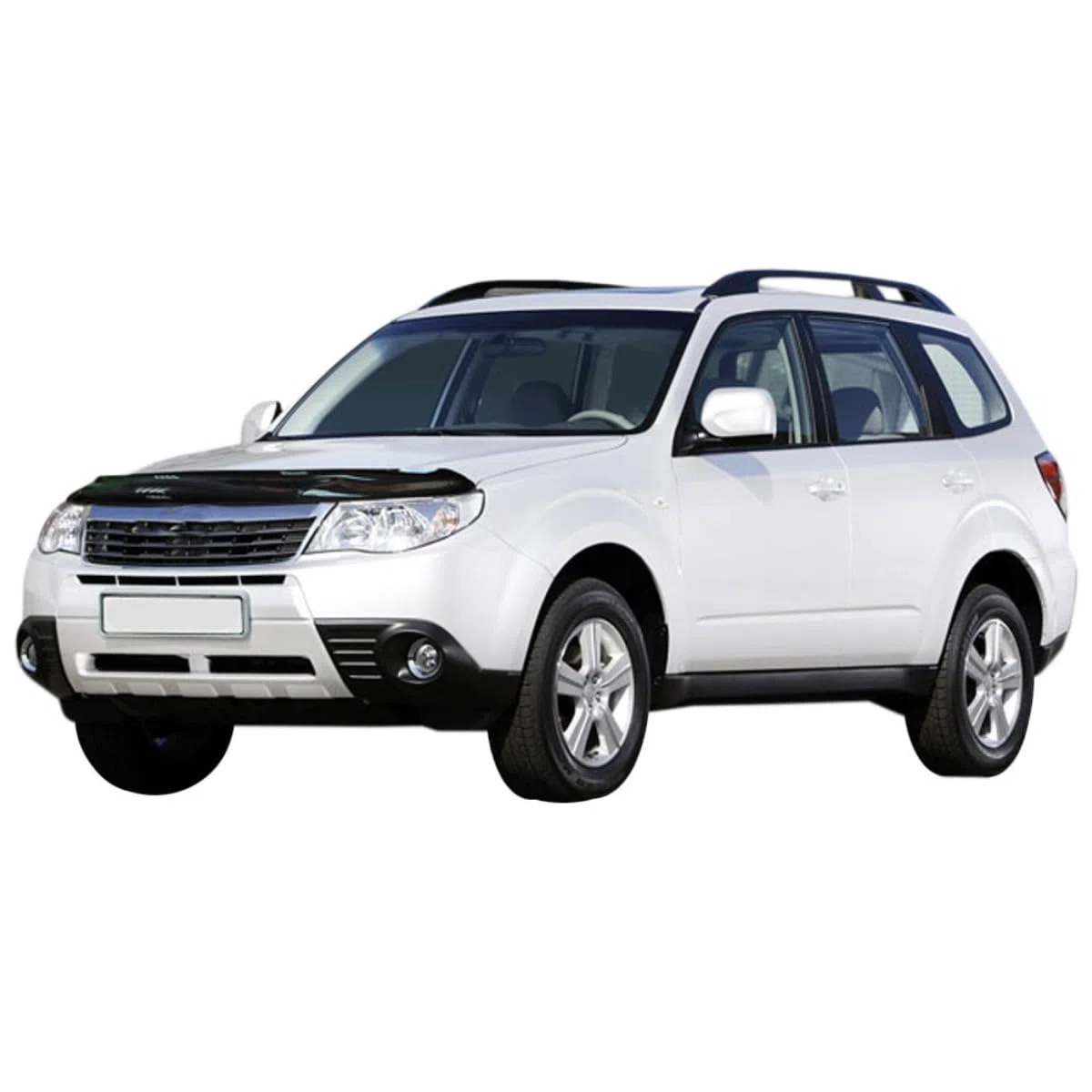 SCOUTT Deflettore Protezione Cofano per Subaru Forester 2008-2012, Migliora l'Aerodinamica dell'Auto, e Spoiler, Nero