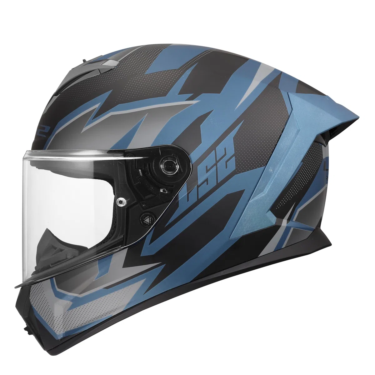 LS2, Casco Moto Integrale RAPID III XTREM Black Blue Petrol, M