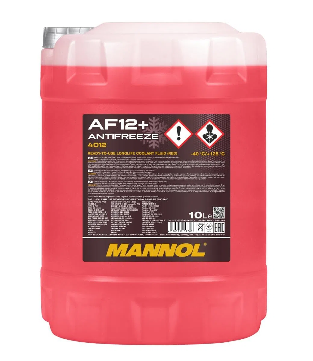 MANNOL MN4012-10 Antigelo 10L Rosso