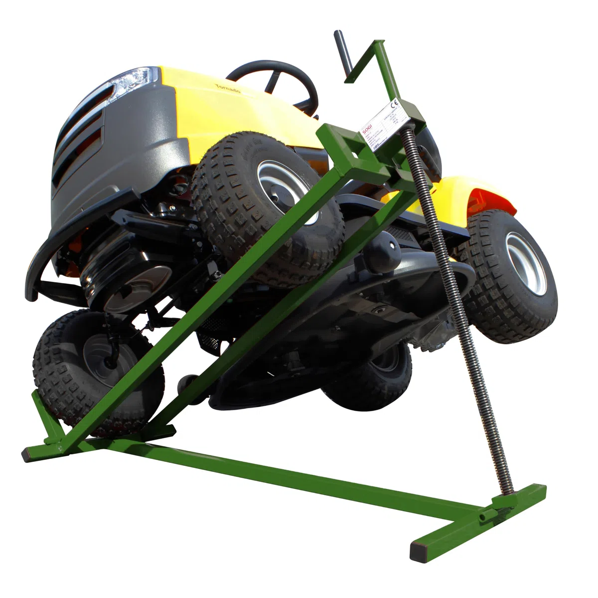Sogi SL-TR Sollevatore per trattorino Tosaerba cavalletto elevatore Piattaforma con Portata da 400 kg