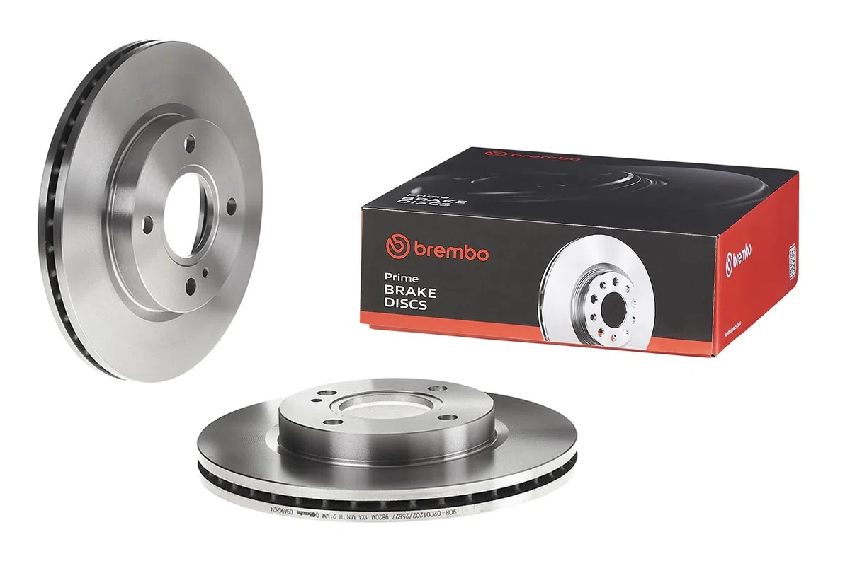 Brembo 09.A968.24 - Disco Freno Anteriore in Lega di acciaio - Set di 2 dischi