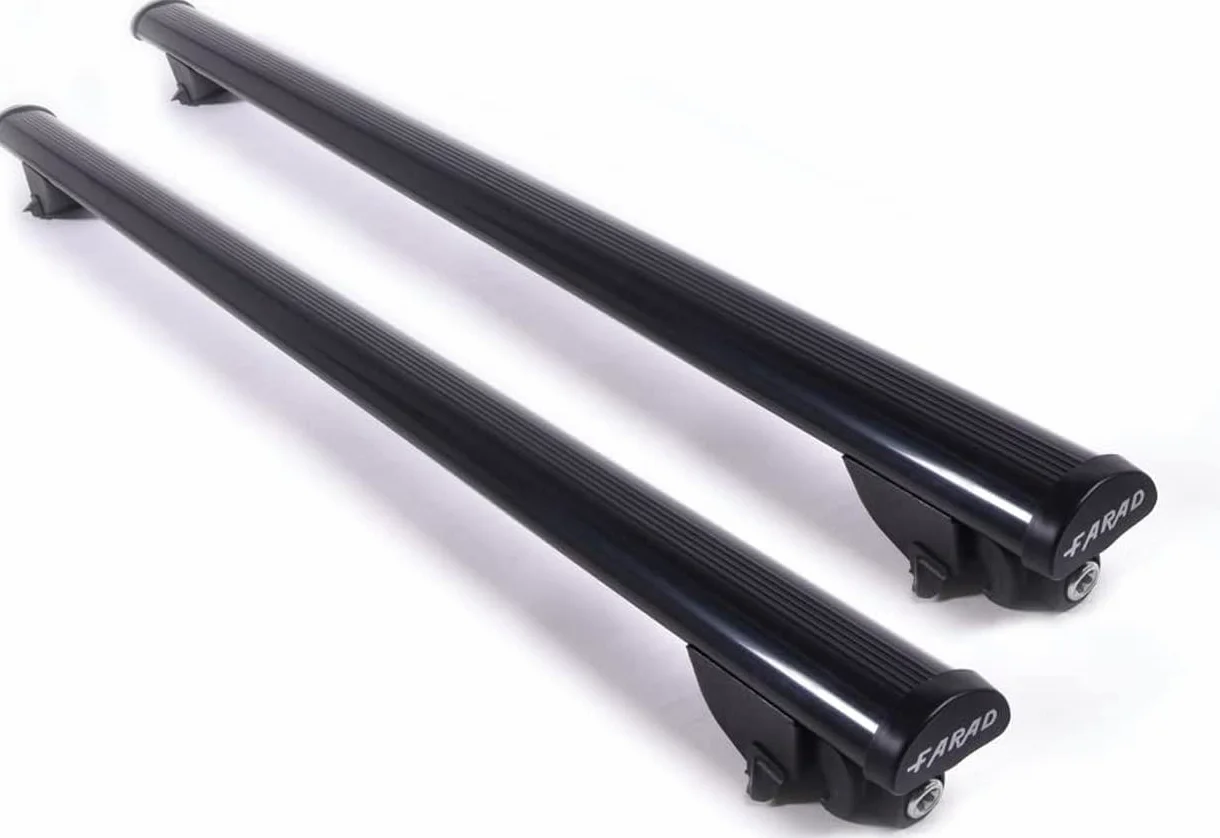 Farad- Barre portatutto IRON in acciaio compatibile con FORD KUGA 5 porte anno 2020> con corrimano basso