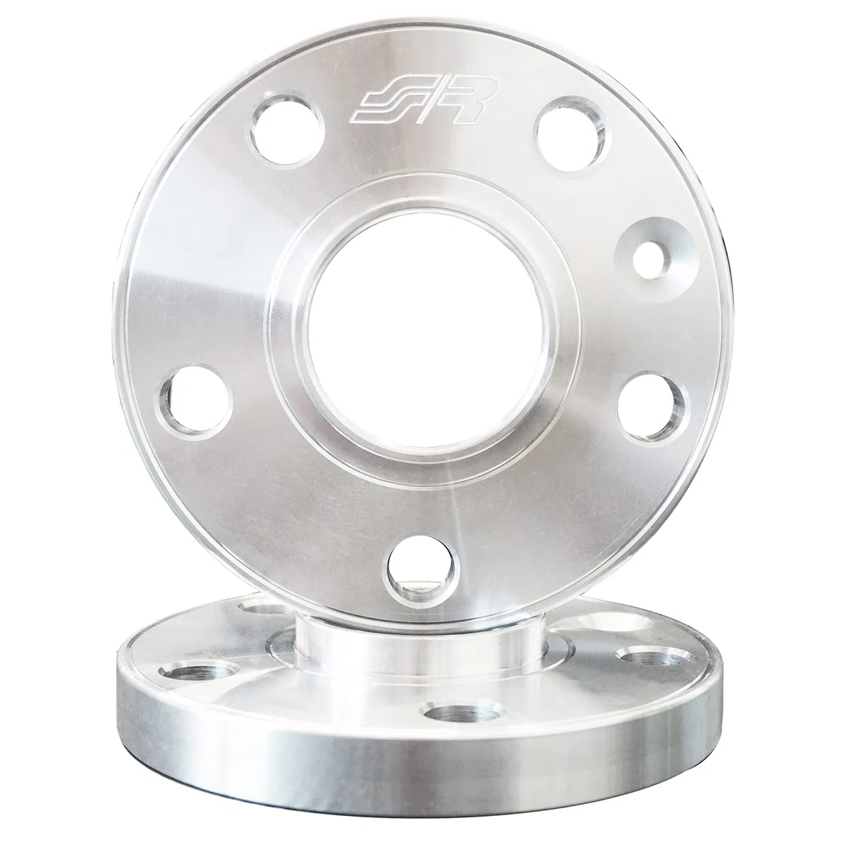 Simoni Racing DR095/B9 Kit 2 Distanziali Ruota 10 mm 5x112 57,1 con Bulloni M14x1.5 40 mm, Alluminio Ergal Made in Italy per Audi Volkswagen McLaren MG