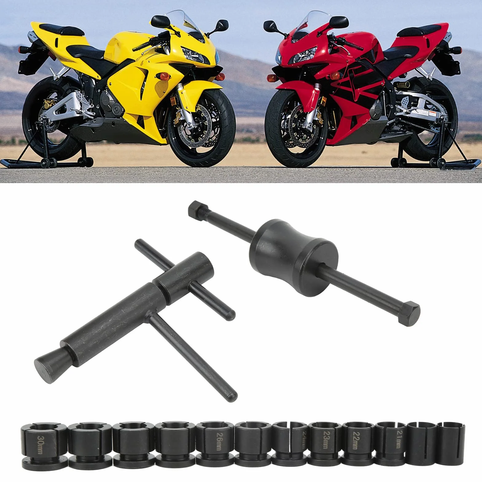 Kit di Rimozione Pistone Pinza Freno, Strumento di Rimozione Pistone Pinza Freno Moto, Migliora l'efficienza, Solido per Moto