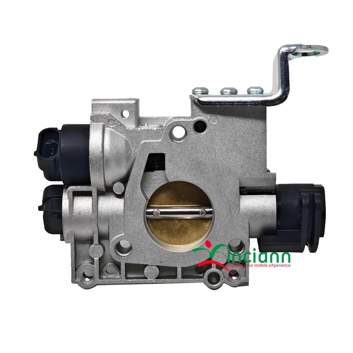 Valvola farfalla corpo farfallato compatibile con codici 46781326 77363298 adatto a Punto II 188 1.2 Bipower 60cv compatibile con Panda II 169 1.2 69cv adatto a Ypsilon II 843 1.2 69cv ecc.