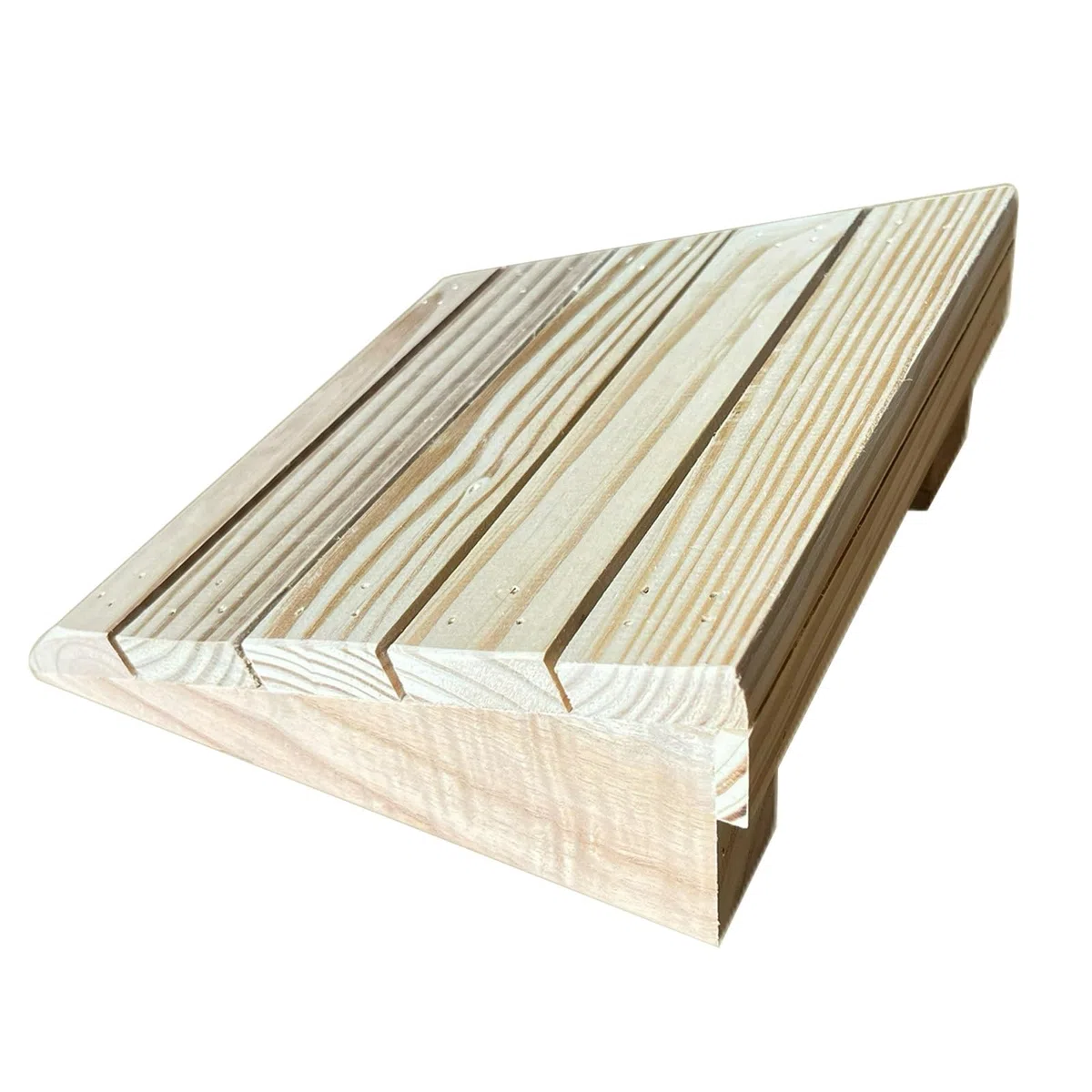 Rampa per Scalino, Rampe per Auto, Materiale in Legno Massello, Supporto Inferiore Rinforzato, Forza Uniforme, Adatta per Motociclette e Carrelli(20x20x8cm/8x8x3.1in)