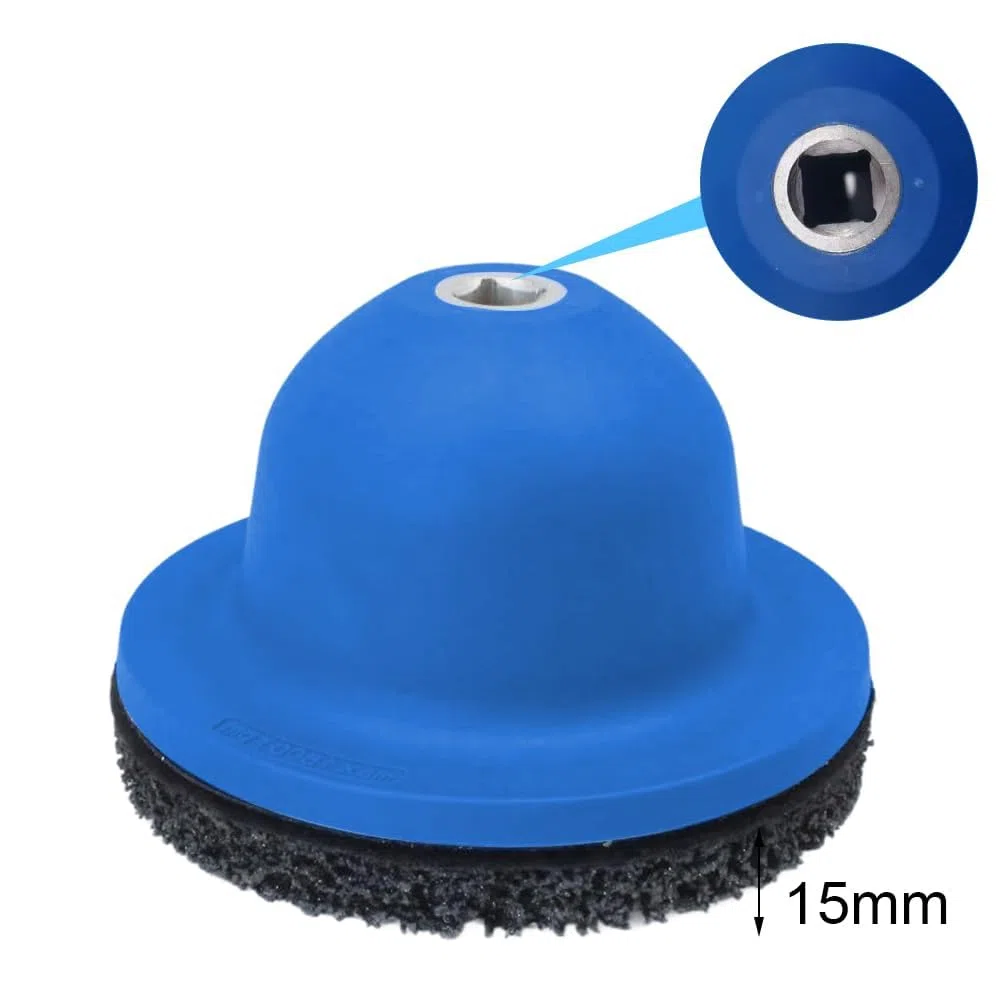 Smerigliatrice per Mozzo Ruota Auto, Pulitore Mozzo Ruota, Disco Grossolano, Ø Interno 90 mm Ø Esterno 150 mm, carburo di silicio Spazzola abrasiva per Pulizia mozzi