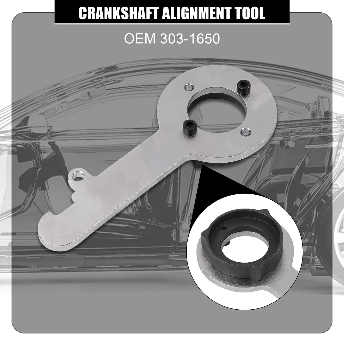 Motore Diesel Set Fasatura, Messa in Fase Motore compatibile con Ford 2.0 TDCi, Strumento di Fasatura del Motore Alberi a Camme compatibile con EcoBlue con Allineamento del Volano e Dell'albero Motore