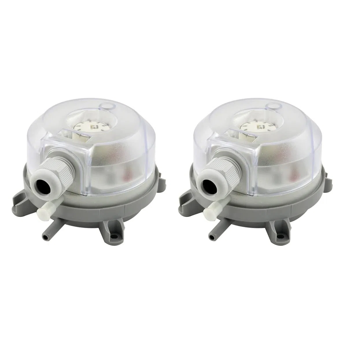 2X Pressostato Differenziale Aria 50-500Pa Pressostato Aria Micro-Pressione Regolabile