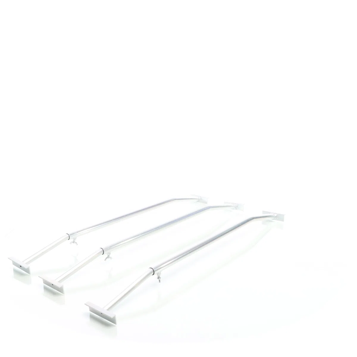 XPOtool Staffe telo per rimorchi leggeri e carrelli appendice, 3 barre allungabili 100-145cm, in alluminio