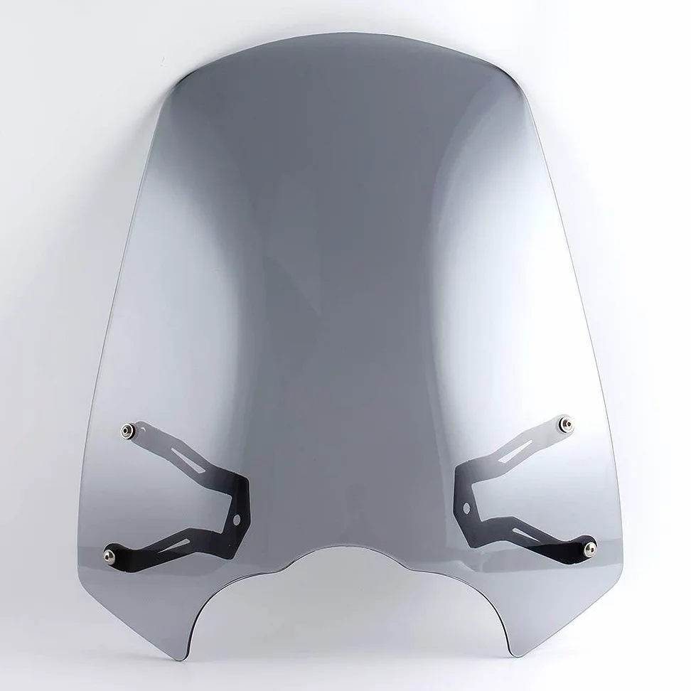 Parabrezza Cupolino per moto Vulcan S 650 2015-2024 2025 2026 Protezione dal vento Deflettore antivento (Grigio fumo)