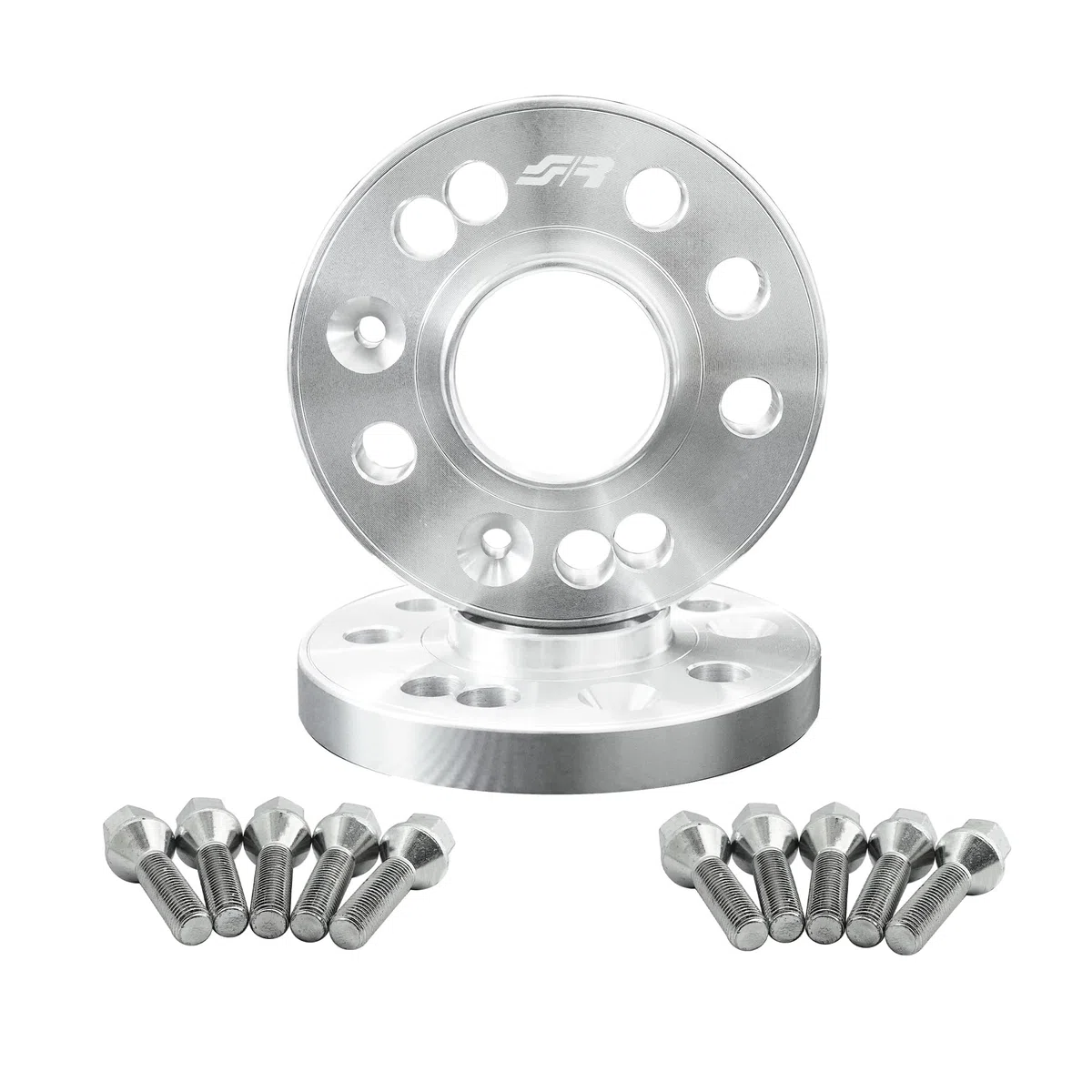 Simoni Racing DR011/B6 Kit 2 Distanziali Ruota 16 mm 4/5x98 58,1 con Bulloni M12x1.25 42 mm, Alluminio Ergal Made in Italy per Alfa Romeo Fiat Lancia