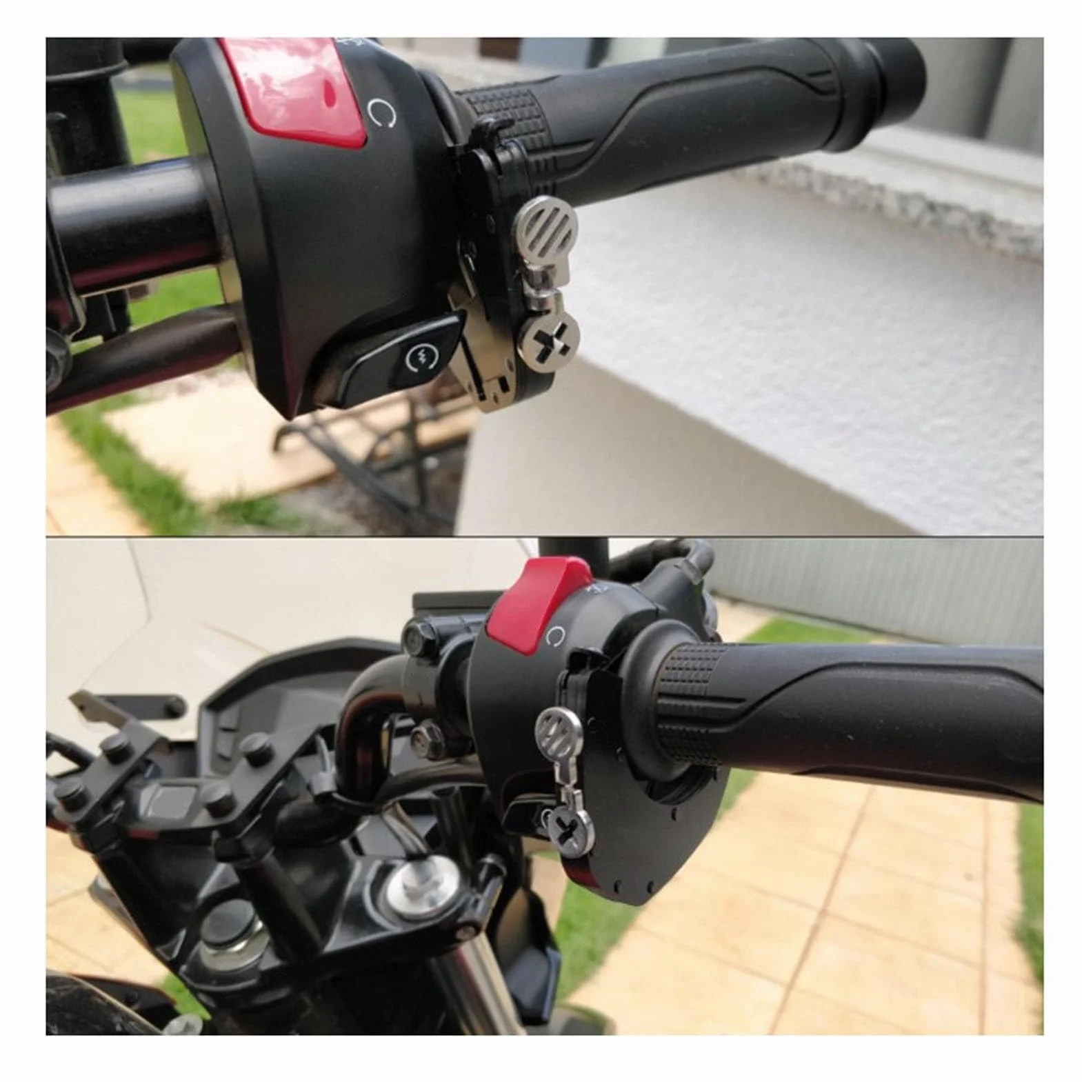 Pissente Blocco Acceleratore per Moto, Control per Moto Fermo per Blocco Acceleratore Aiuto Acceleratore per Moto Control per Moto Acceleratore Assistito Kit Inferiore