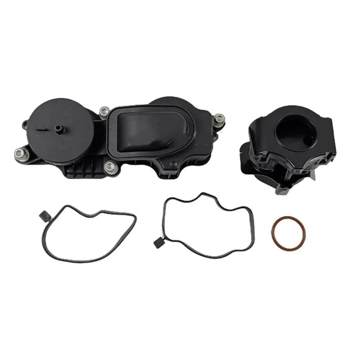 Coperchio Valvola Motore Kit Guarnizione Coperchio Valvola E Valvola Di Sfiato Separatore Olio Per BMW Per E46 E87 E90 E60 E61 E83 Per M47 11127799224 11127794495 coperchio punterie(1 set)