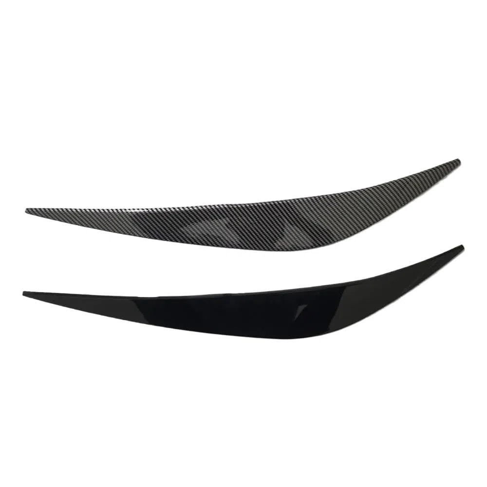 Adesivi for sopracciglia malvagie con fari lucidi adatti for BMW F40 Serie 1 116i 118d(Gloss Black)