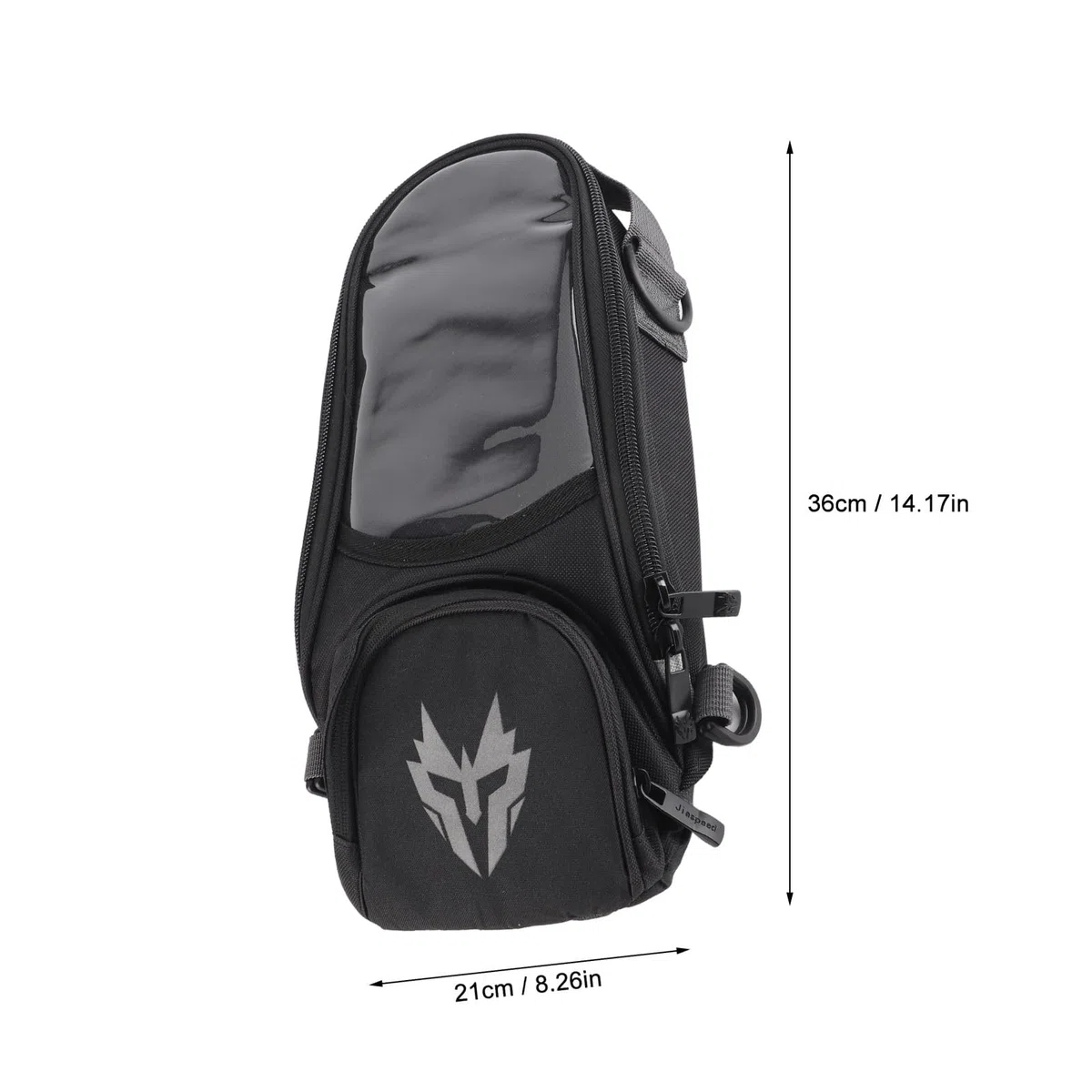 Borsa Serbatoio Magnetica per Moto con Grande capacità (Grigio)