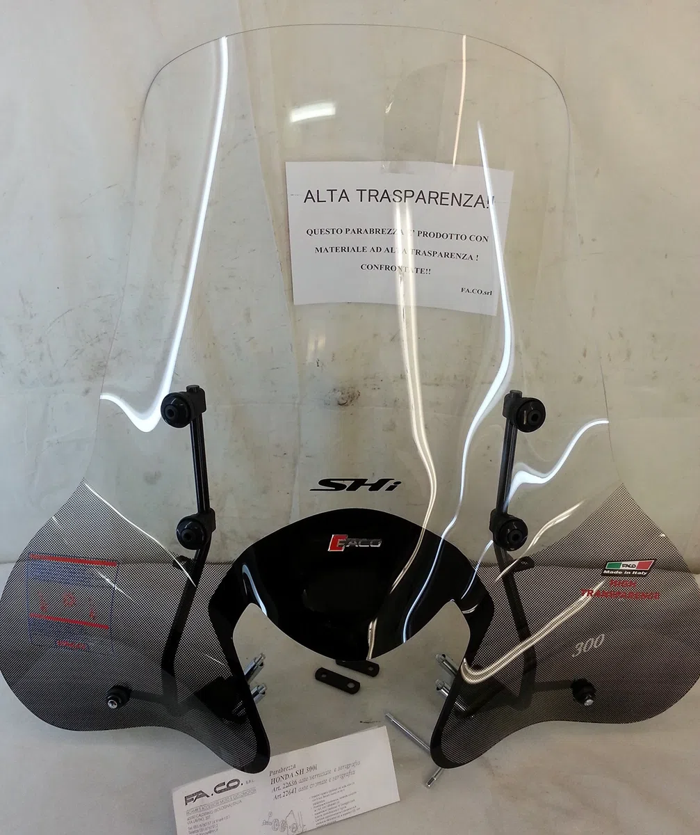 PARABREZZA HONDA SHi 300 2007-2010 cod. 22636 para