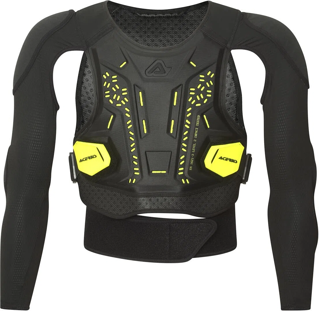 ACERBIS PETTORINA PLASMA NERO/GIALLO L/XL