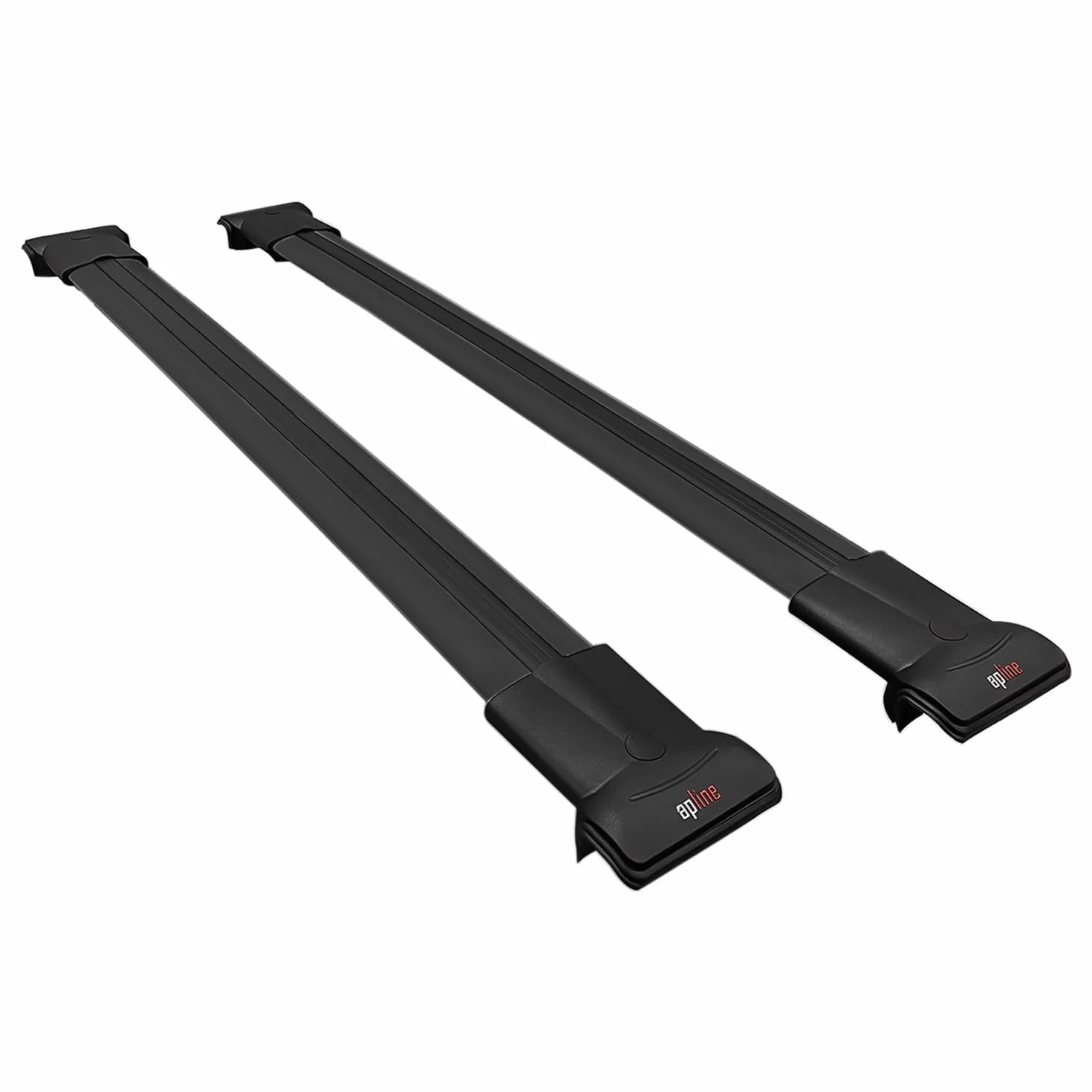 RE&AR Tuning Compatibile con Dacia Duster 2 (HM) 2018-2024 Fly Model Barre Tetto Portapacchi Auto Barre Portatutto Nero Alluminio 2 Barre
