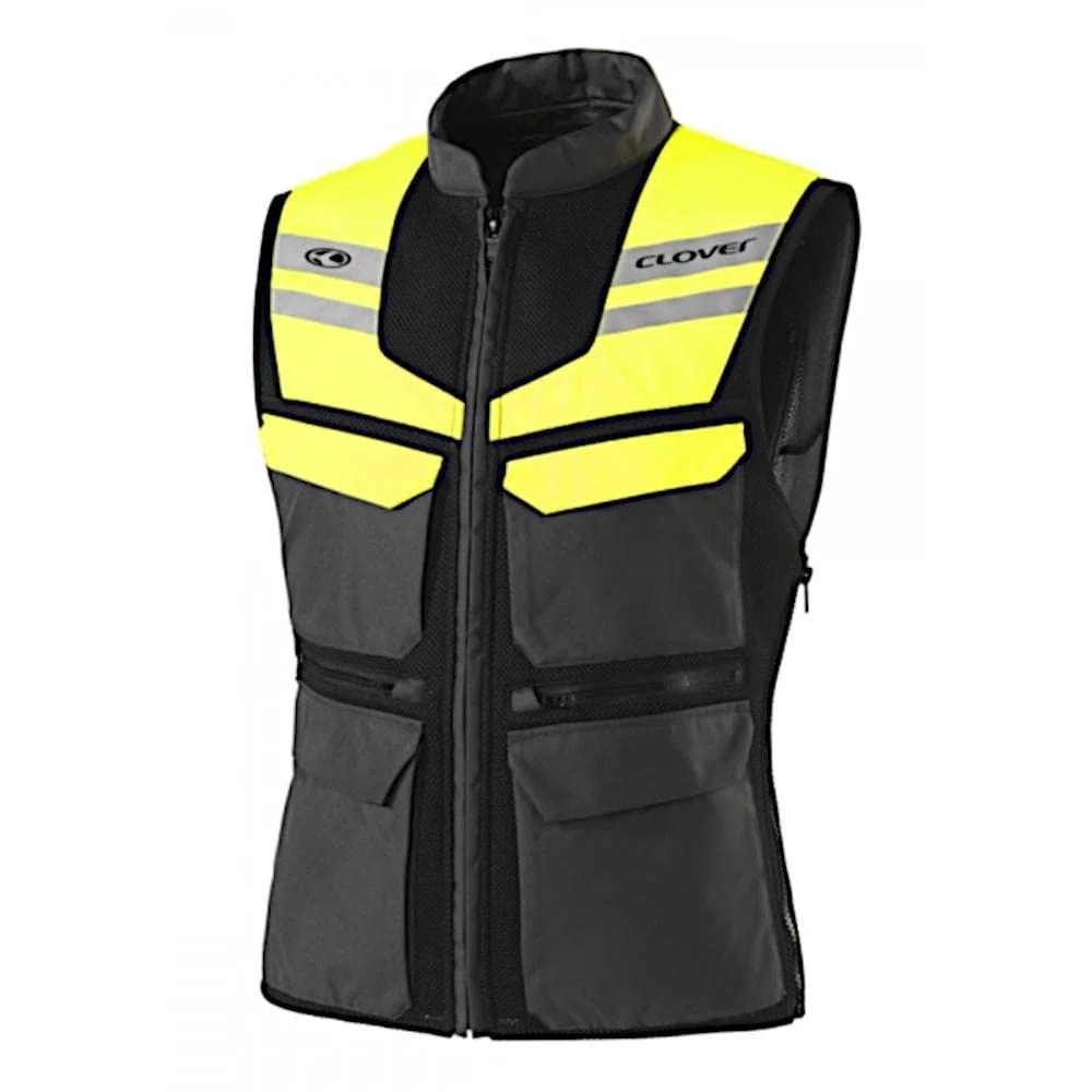 Clover Gilè (CE) SW-2 Vest Nero Giallo L