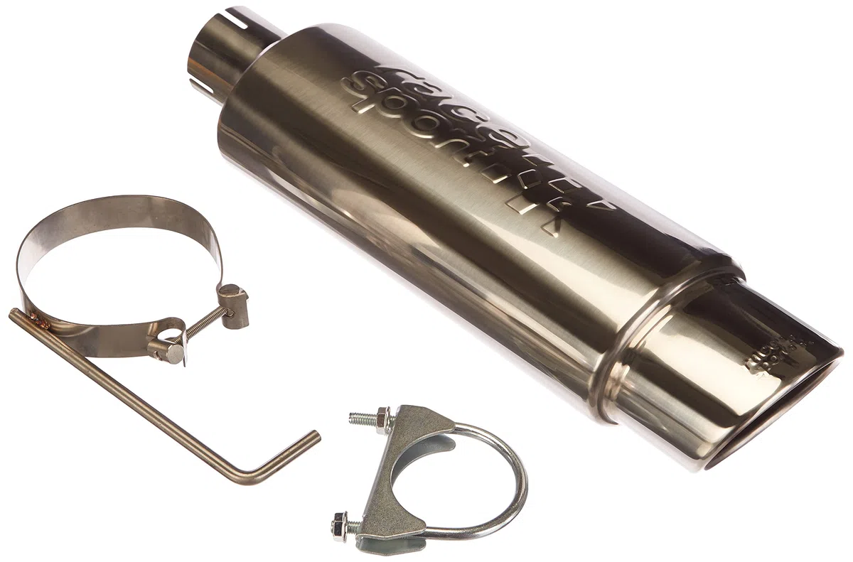 Sumex Pan8000 Race Sport - Terminale Di Scarico Gun Metal Inox, 61 mm