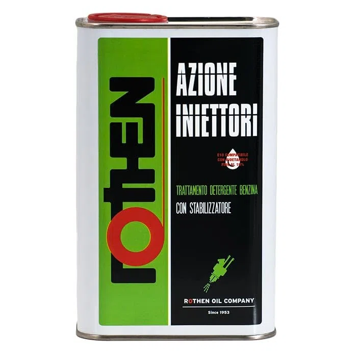 ROTHEN Azione Iniettori, Additivo Detergente per Iniettori Benzina, Trattamento Stabilizzatore Carburante (1 LITRO)