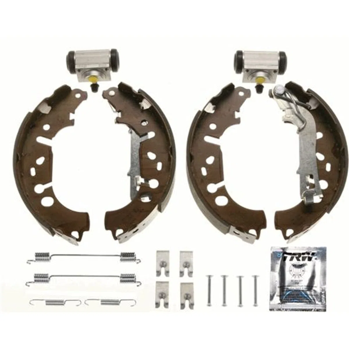 TRW Kit ganasce freno BK1769 Compatibile con: FIAT FIORINO Kasten/Großraumlimousine, GRANDE PUNTO, LINEA, PUNTO, PUNTO EVO, PUNTO Kasten/Schrägheck, QUBO