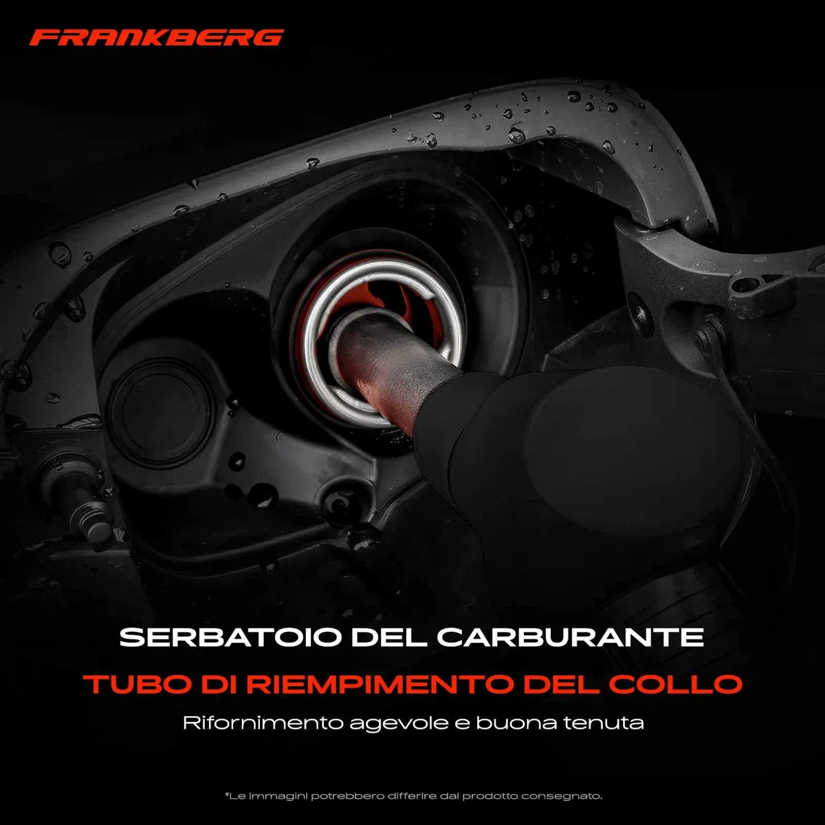 Frankberg Tubo di riempimento carburante Bocchettone di riempimento Compatibile con Pajero Pinin H6W H7W 1.8 1.8 GDI 2.0 GDI 1999-2007 Replace# MR342083