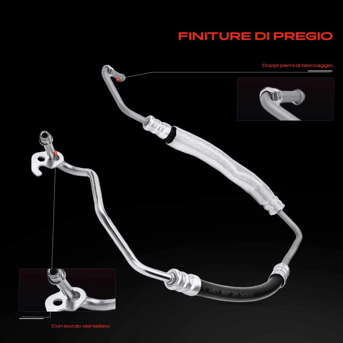 Frankberg Servosterzo Tubo flessibile Compatibile con Tourneo Connect Transit Connect P65 P70 P80 Replace# 1438120,3405528