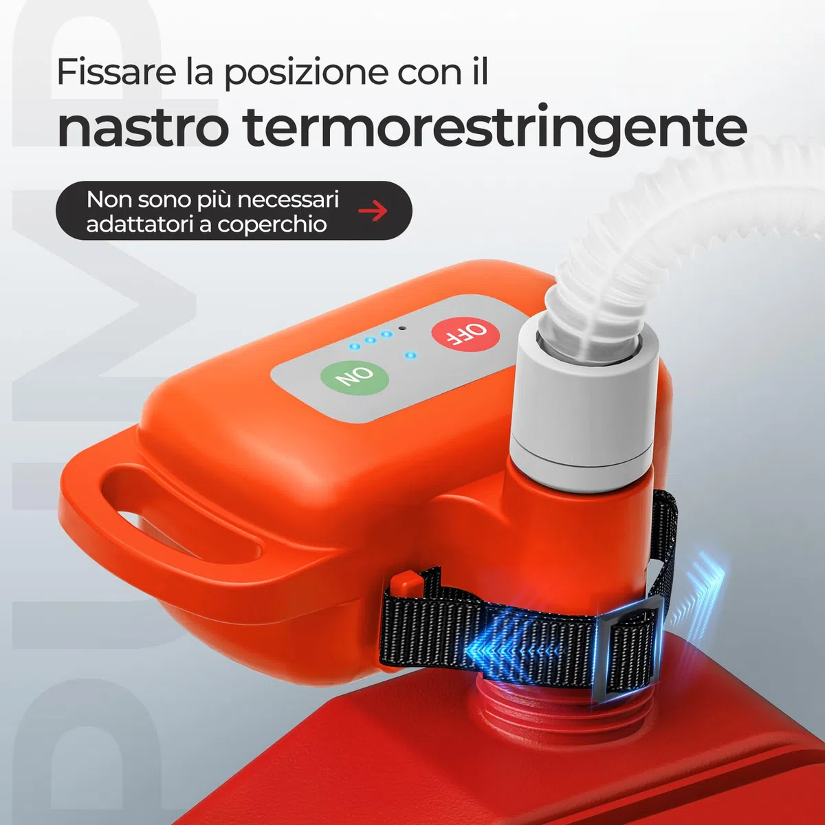 Pompa di trasferimento carburante con sensore di arresto automatico, pompa benzina elettrica con batterie, pompa diesel portatile ricaricabile per benzina, diesel e olio, arancione